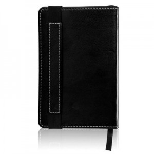 קמפוס - מחברת דמוי עור יוקרתית עם עט