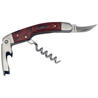 טאו - פותחן מלצרים מפואר עם ידית עץ טאו - פותחן מלצרים מפואר עם ידית עץ