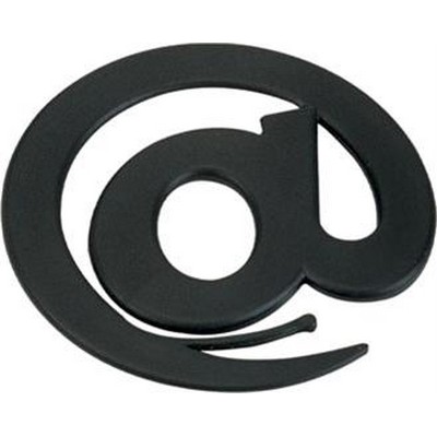 מקור - סכין לפתיחת מכתבים בצורת @ מקור - סכין לפתיחת מכתבים בצורת @